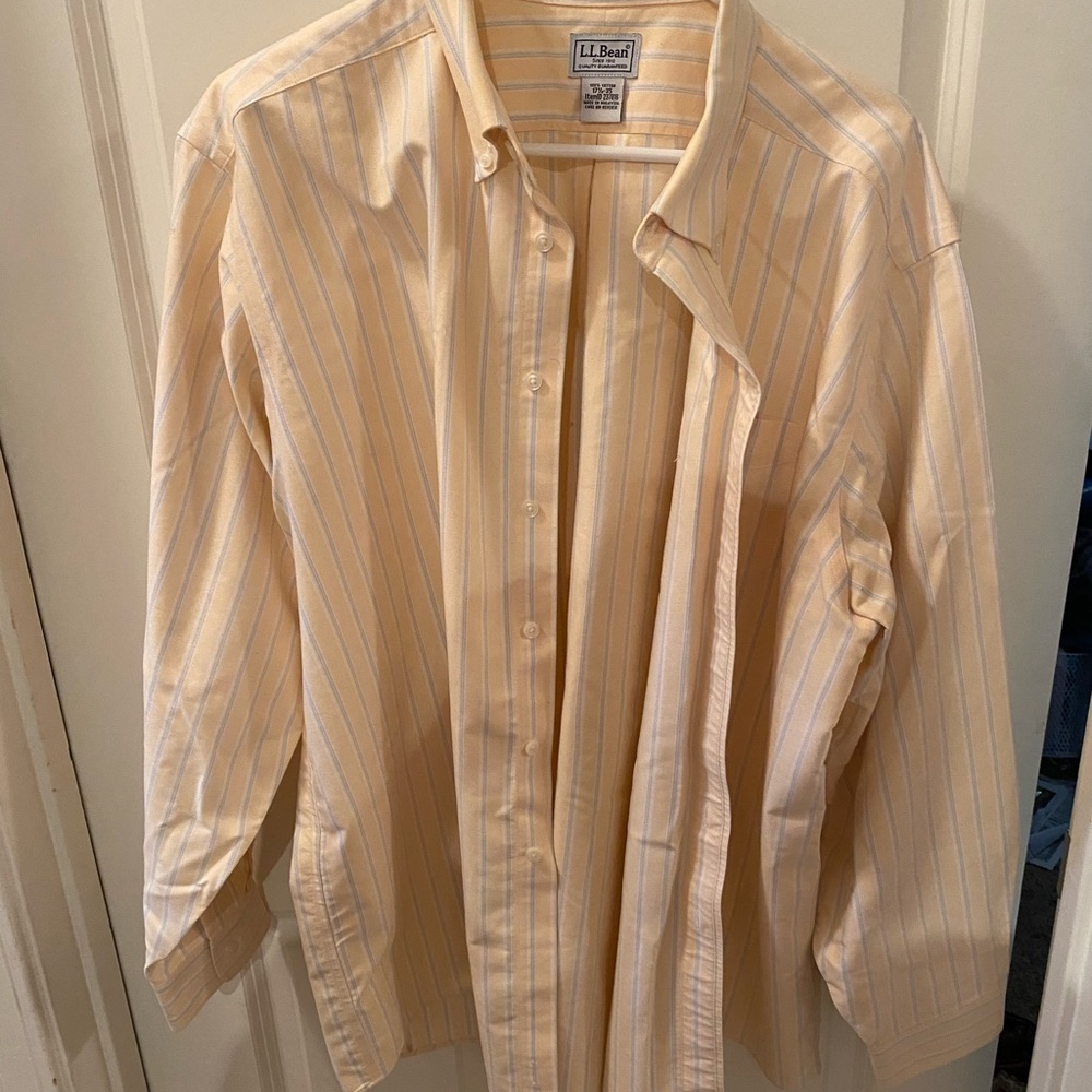 Lightly worn, wrinkled free straight from the dryer